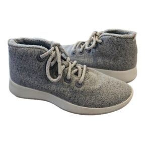 Allbirds Womens Grey Wool Runner-Up Mizzles High-Top Sneakers
